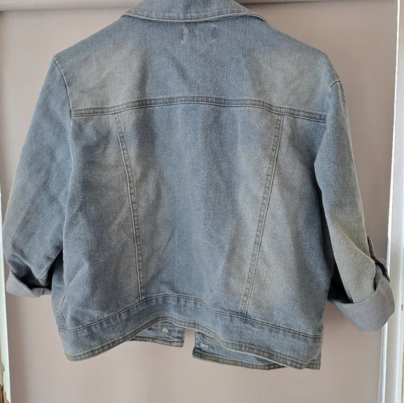 Dream Out Loud By Selena Gomez Cropped Denim Jacket - Picture 2 of 4